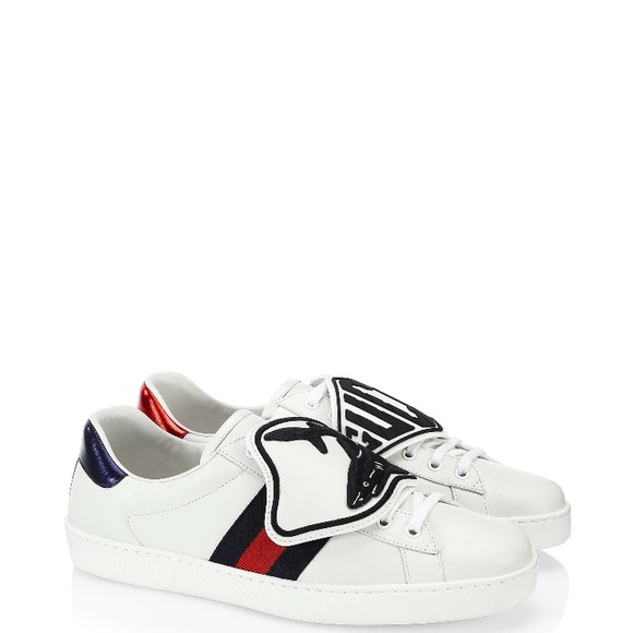 gucci patch shoes
